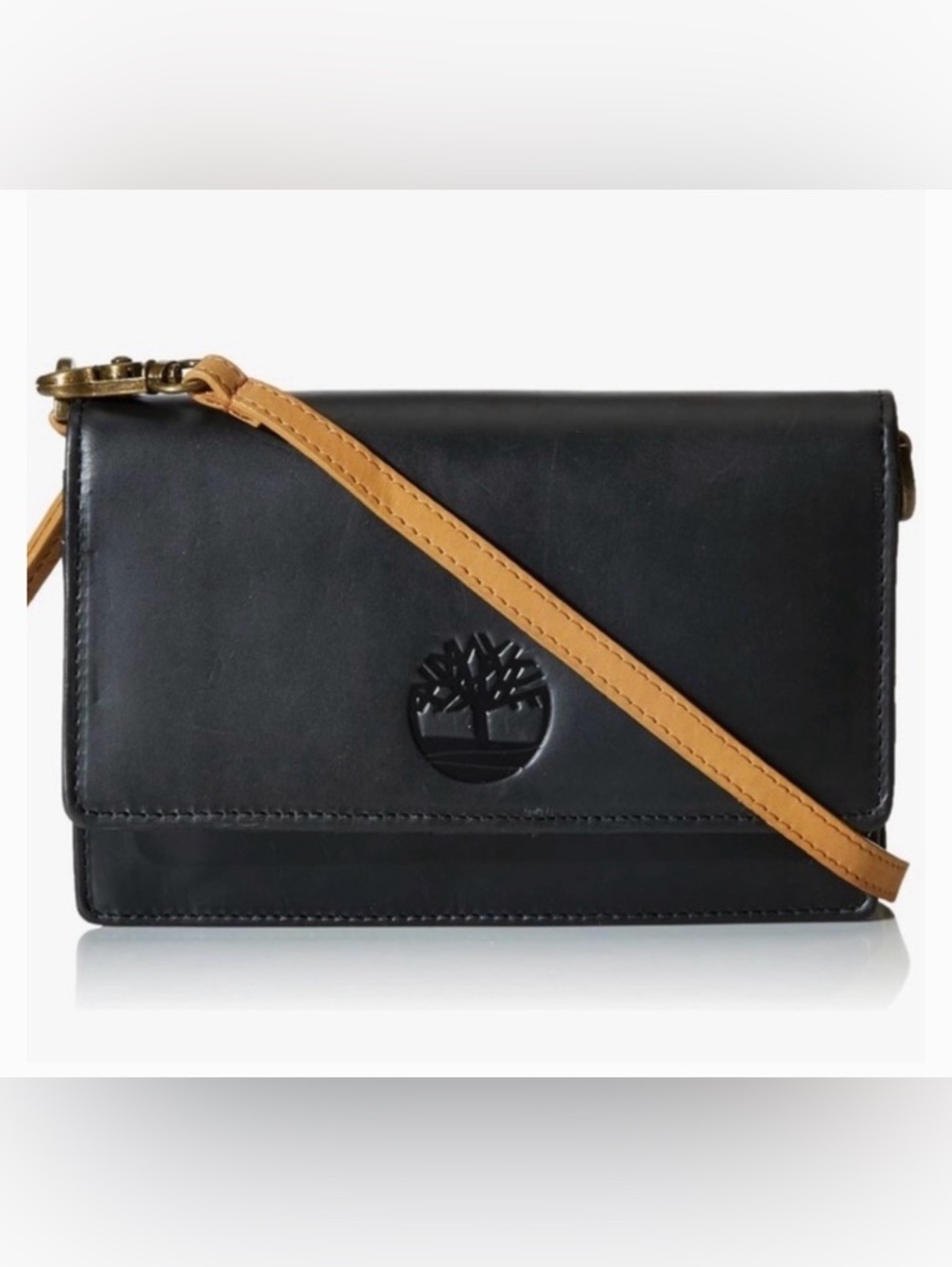 Timberland Women's Leather RFID Crossbody Wallet